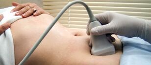 Ultraschall des Genitalbereichs mit Sensoren