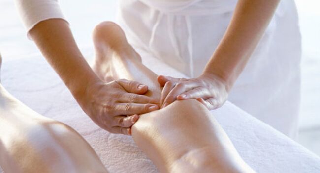 Lymphdrainage-Massage bei Krampfadern